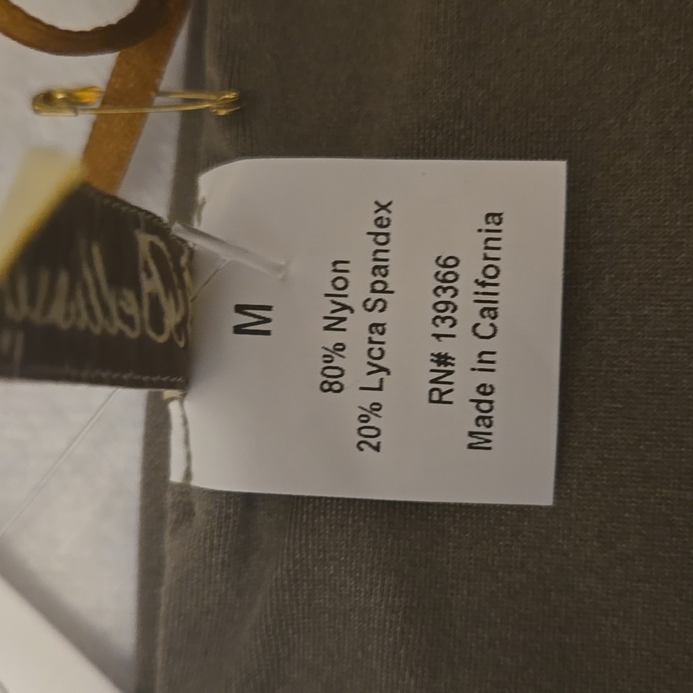 NWT Bellisima Swimwear Platinum Khaki Set bikini/Top Size M - Picture 7 of 8